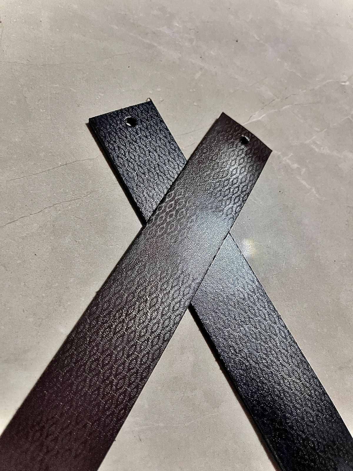 3D Embossed Leather Print